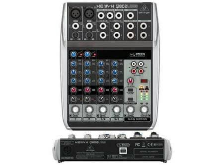 Mixer Behringer Xenyx Q802 With USB Audio Interface 1