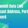 Mengambil Data Live Azuracast Address, Port dan Password